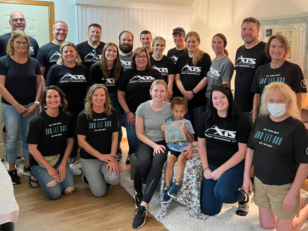 Axis & DH Teams with Family Served